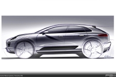 Porsche Macan Design Drawing