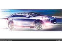 Porsche Macan Design Drawing