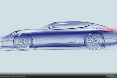Porsche Panamera Design Drawing (970)