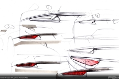 Porsche Design Drawing (991 Coupe)