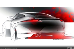 Porsche Design Drawing (991 Coupe)