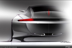 Porsche Design Drawing (991 Coupe)