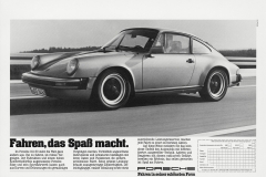1980 Porsche 911 Print Advertising