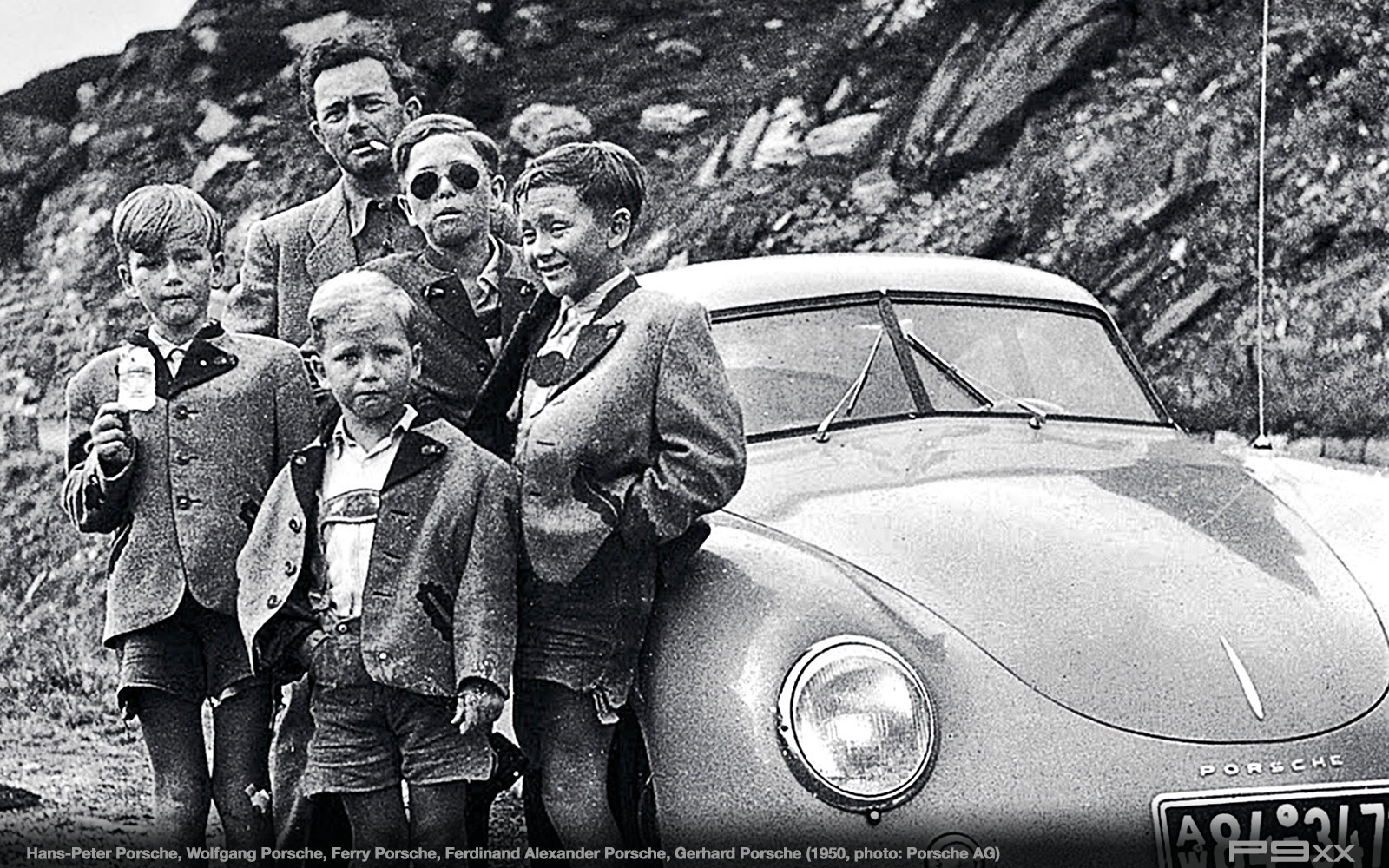 1515561_hans_peter_porsche_wolfgang_porsche_ferry_porsche_ferdinand_alexander_porsche_gerhard_porsche_l_r_356_coup__1950_porsche_ag