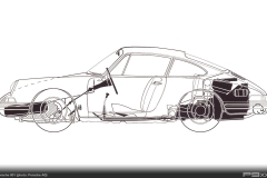Porsche 901 cutaway