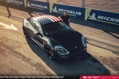 Porsche Taycan Test Mule at 2019 Formula E New York City e-Prix