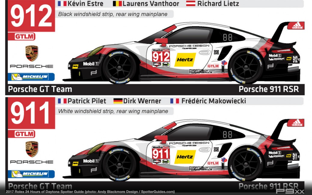 2017 Rolex 24 Spotter Guide Now Available P9xx